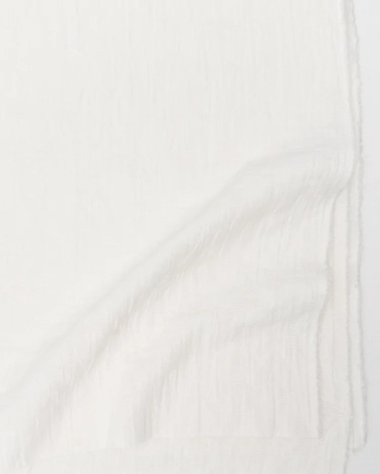 Linen Blend Jacquard Fabric by the Metre | Textured Cotton Rayon Linen Woven Fabric