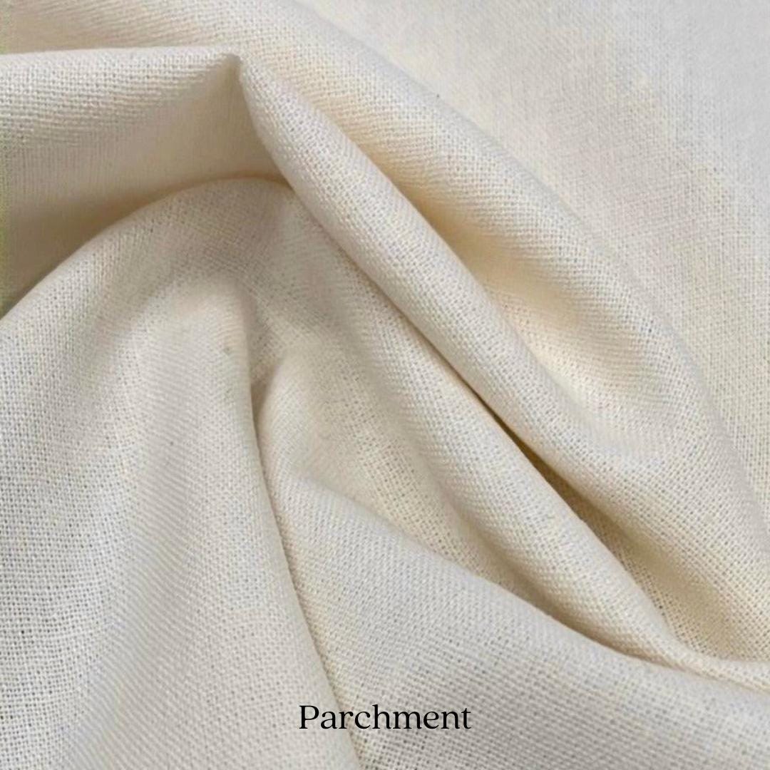 Cassiopeia Organic Cotton Linen Blend Fabric: Sustainable Apparel and Home Decor