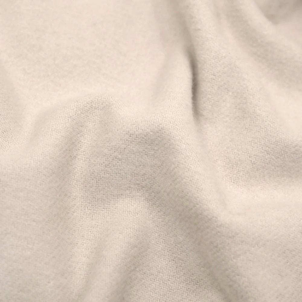 Organic Cotton Twill Fabric: Sustainable Brushed Twill, 55" Wide