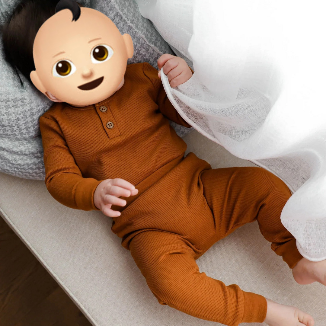 Organic Cotton Waffle Knit Fabric | Soft Two-Way Stretch
