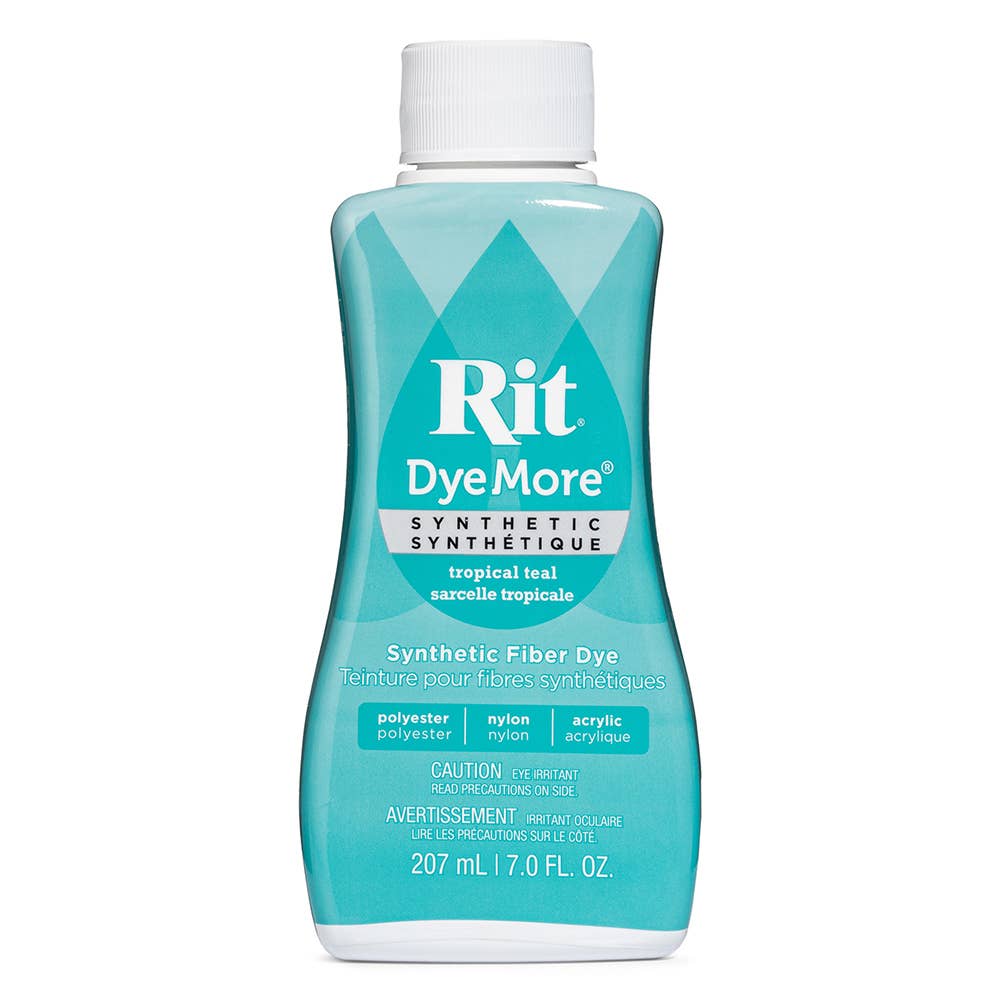 Rit DyeMore Synthetic Fabric Dye: Polyester, Nylon, Acrylic (7oz Bottle)