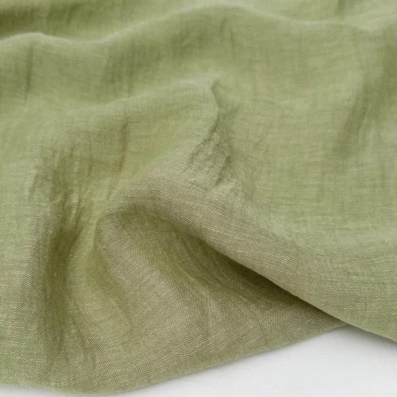 Aurelia 100% Linen Gauze Fabric – Lightweight, By the Metre