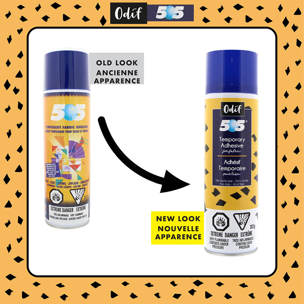 ODIF 505 Fabric Adhesive Spray: Temporary Basting for Quilting & Sewing