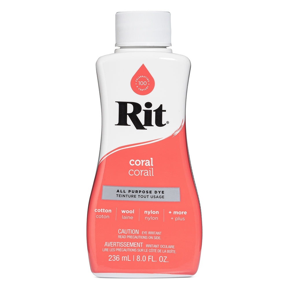 Rit All-Purpose Liquid Fabric Dye: Cotton, Nylon, Rayon - 8oz