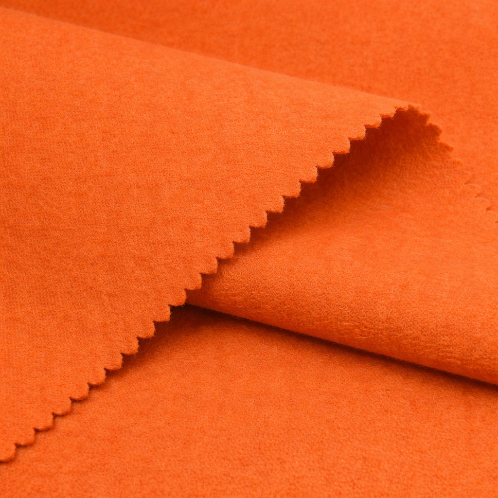 Heavyweight Melton Wool Fabric - 60% Wool Blend - By The Metre