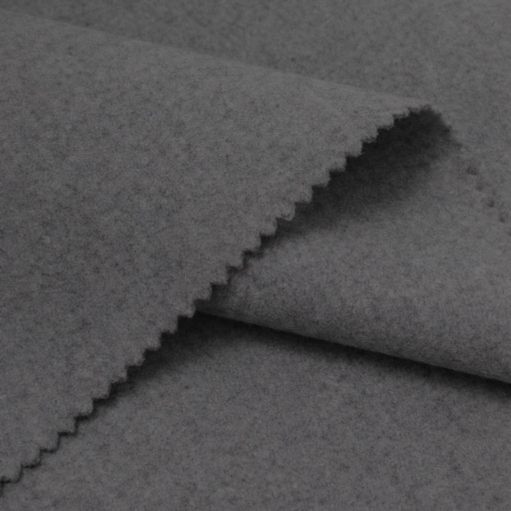 Heavyweight Melton Wool Fabric - 60% Wool Blend - By The Metre
