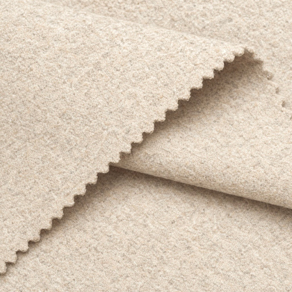 Heavyweight Melton Wool Fabric - 60% Wool Blend - By The Metre