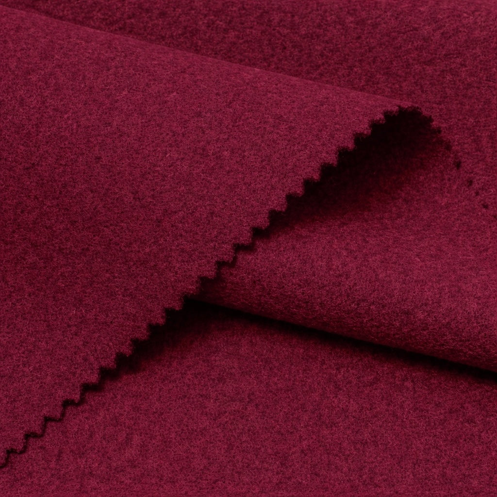 Heavyweight Melton Wool Fabric - 60% Wool Blend - By The Metre