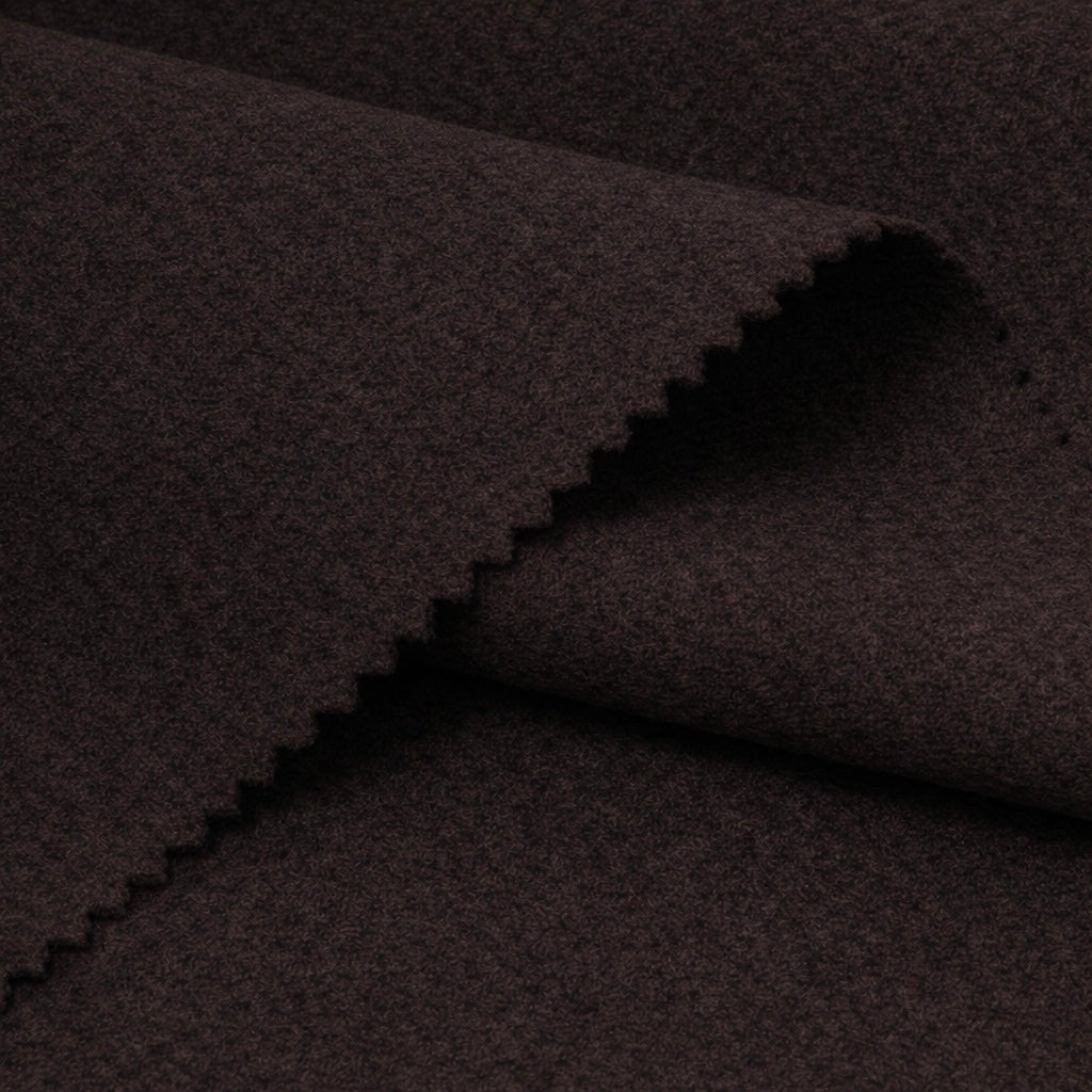 Heavyweight Melton Wool Fabric - 60% Wool Blend - By The Metre