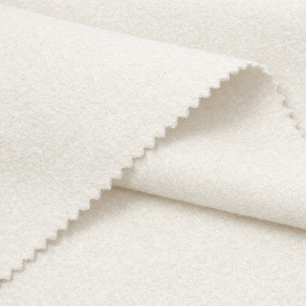 Heavyweight Melton Wool Fabric - 60% Wool Blend - By The Metre