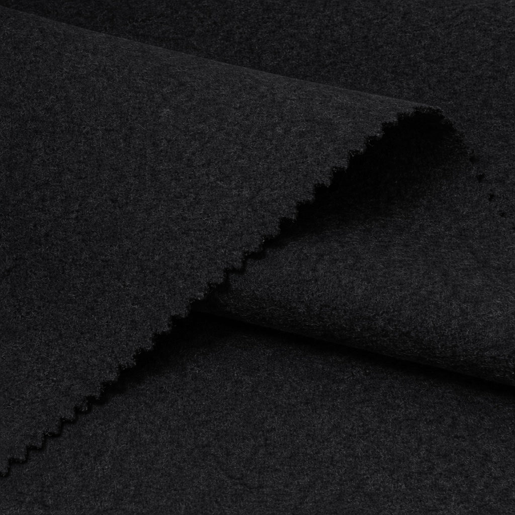 Heavyweight Melton Wool Fabric - 60% Wool Blend - By The Metre