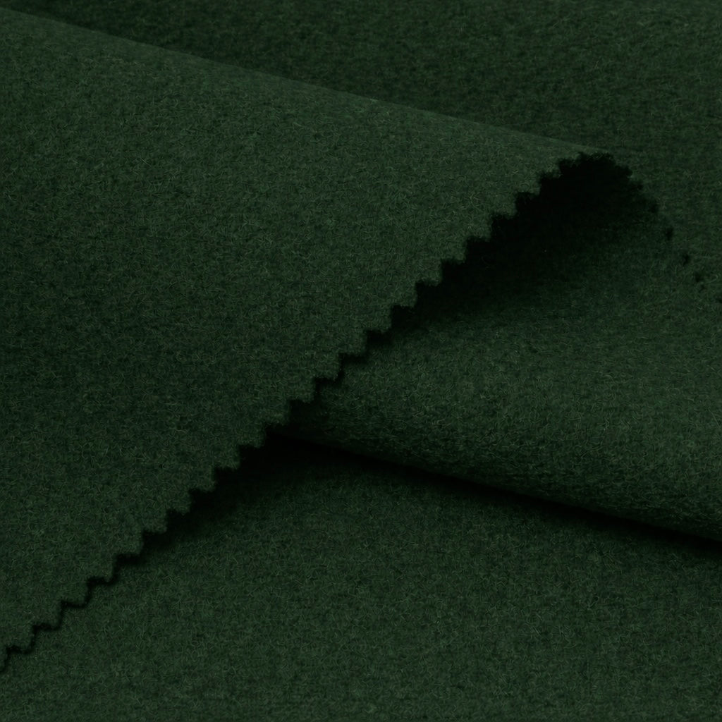 Heavyweight Melton Wool Fabric - 60% Wool Blend - By The Metre