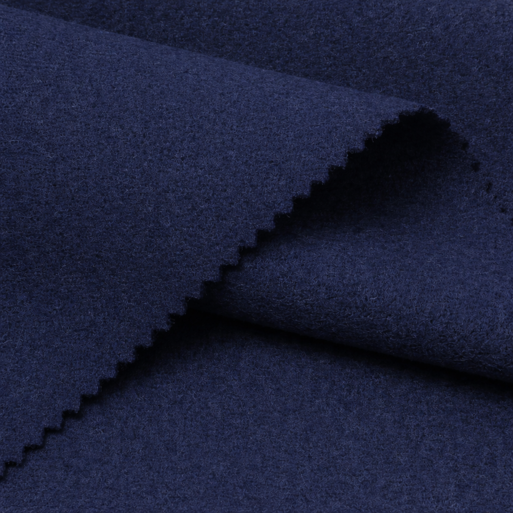 Heavyweight Melton Wool Fabric - 60% Wool Blend - By The Metre