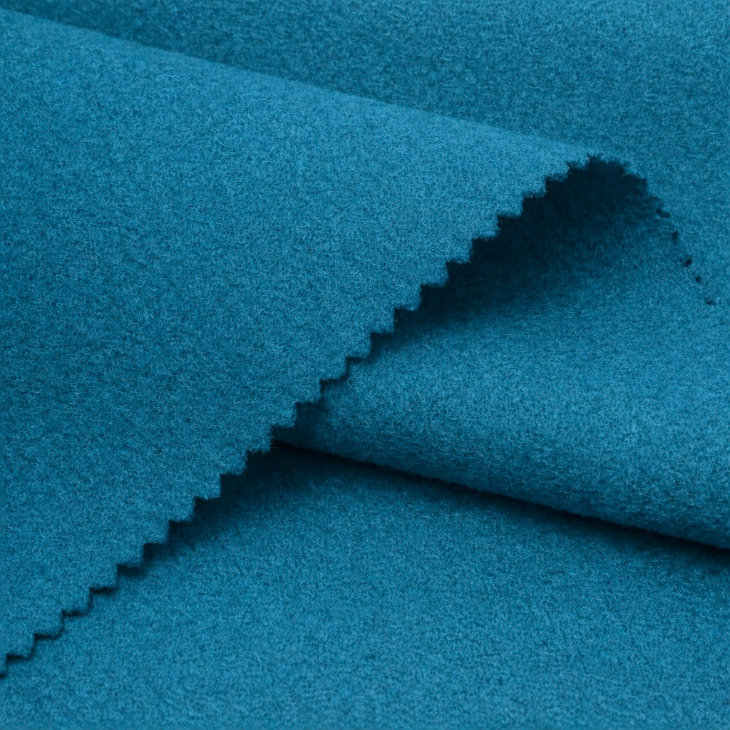 Heavyweight Melton Wool Fabric - 60% Wool Blend - By The Metre