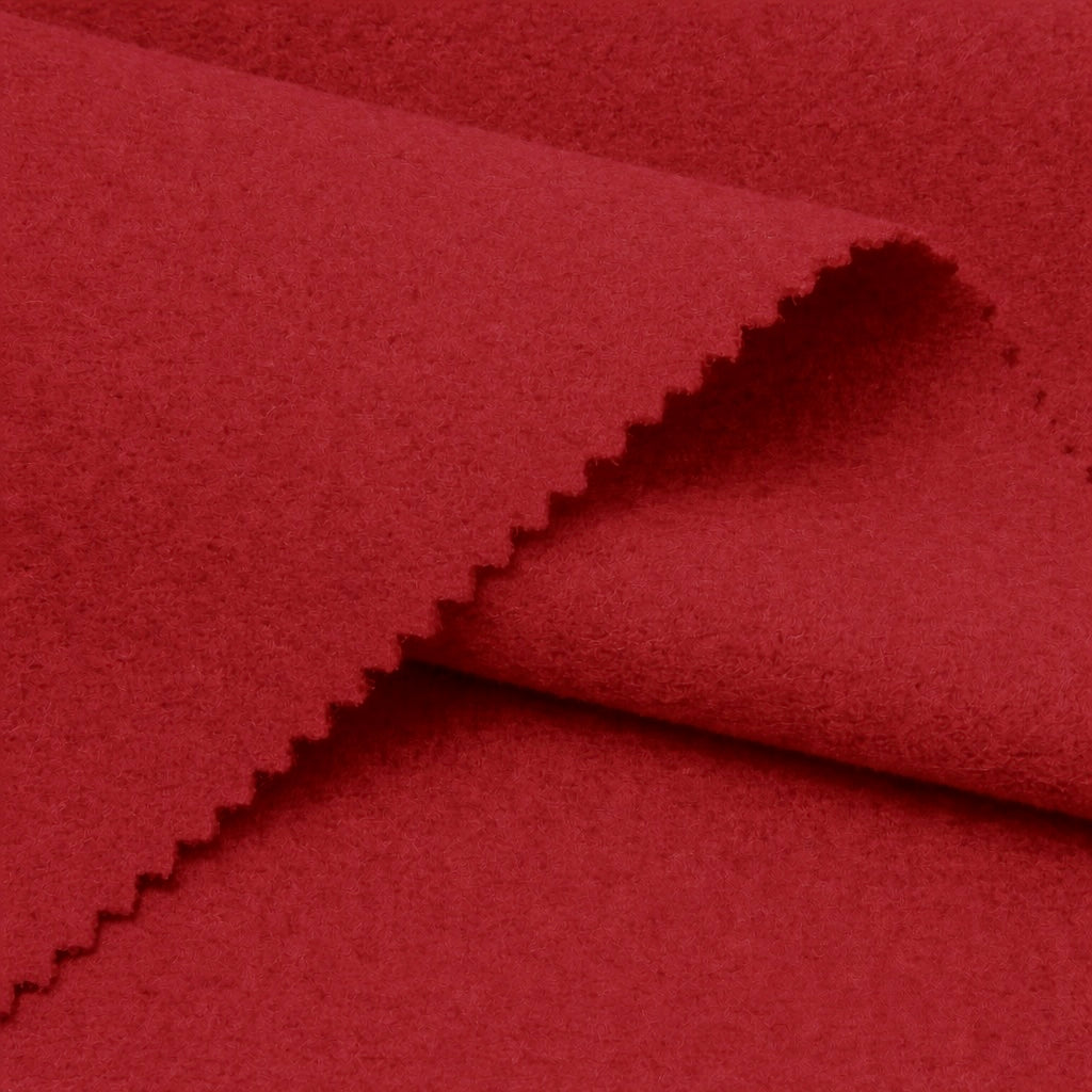 Heavyweight Melton Wool Fabric - 60% Wool Blend - By The Metre