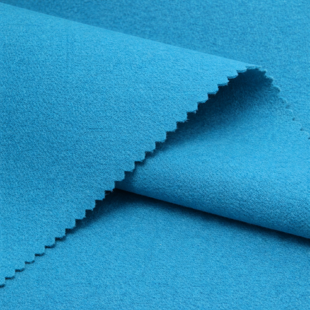 Heavyweight Melton Wool Fabric - 60% Wool Blend - By The Metre