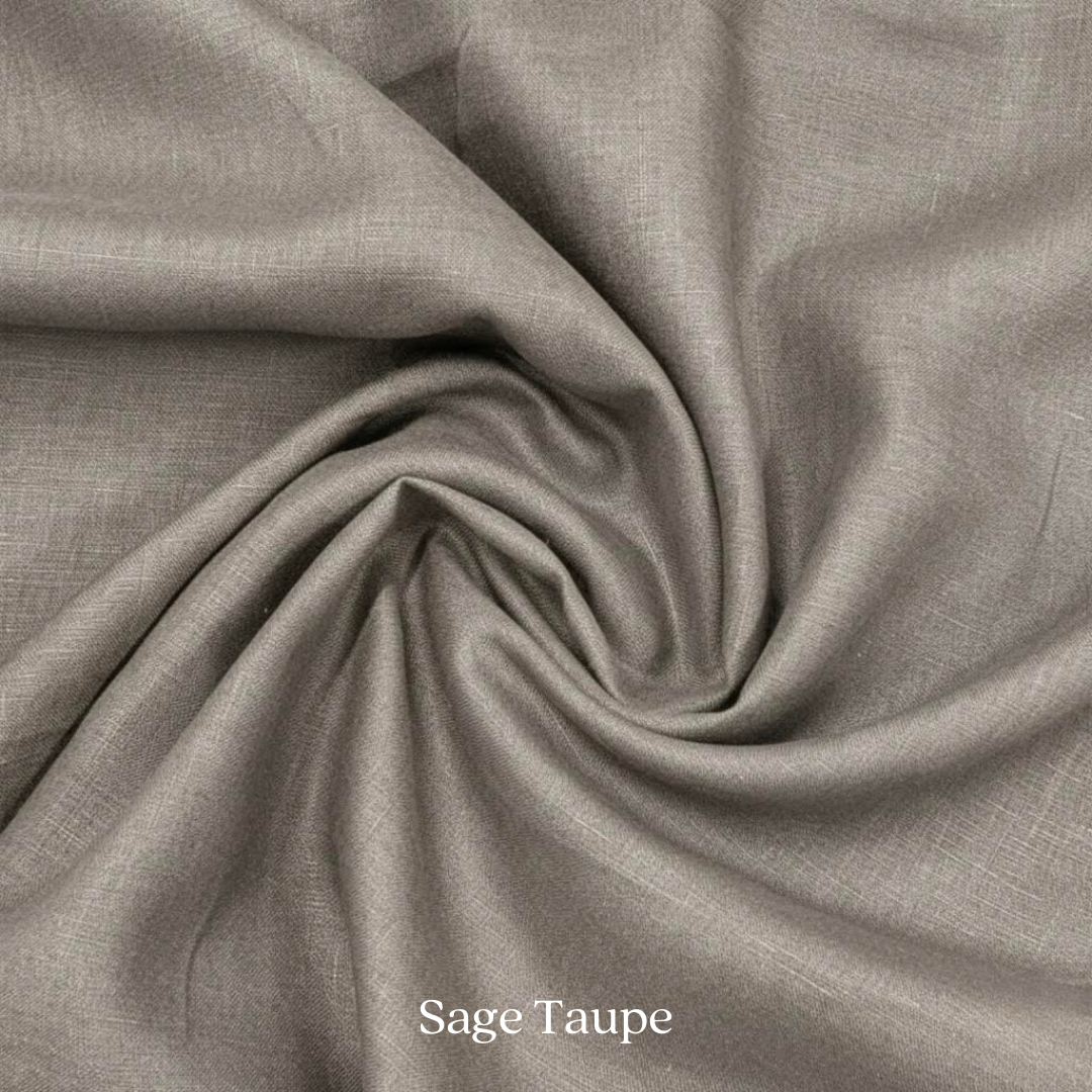 Rustica Heavyweight Linen Fabric By The Yard: Natural Garment | Bedding | Home Decor