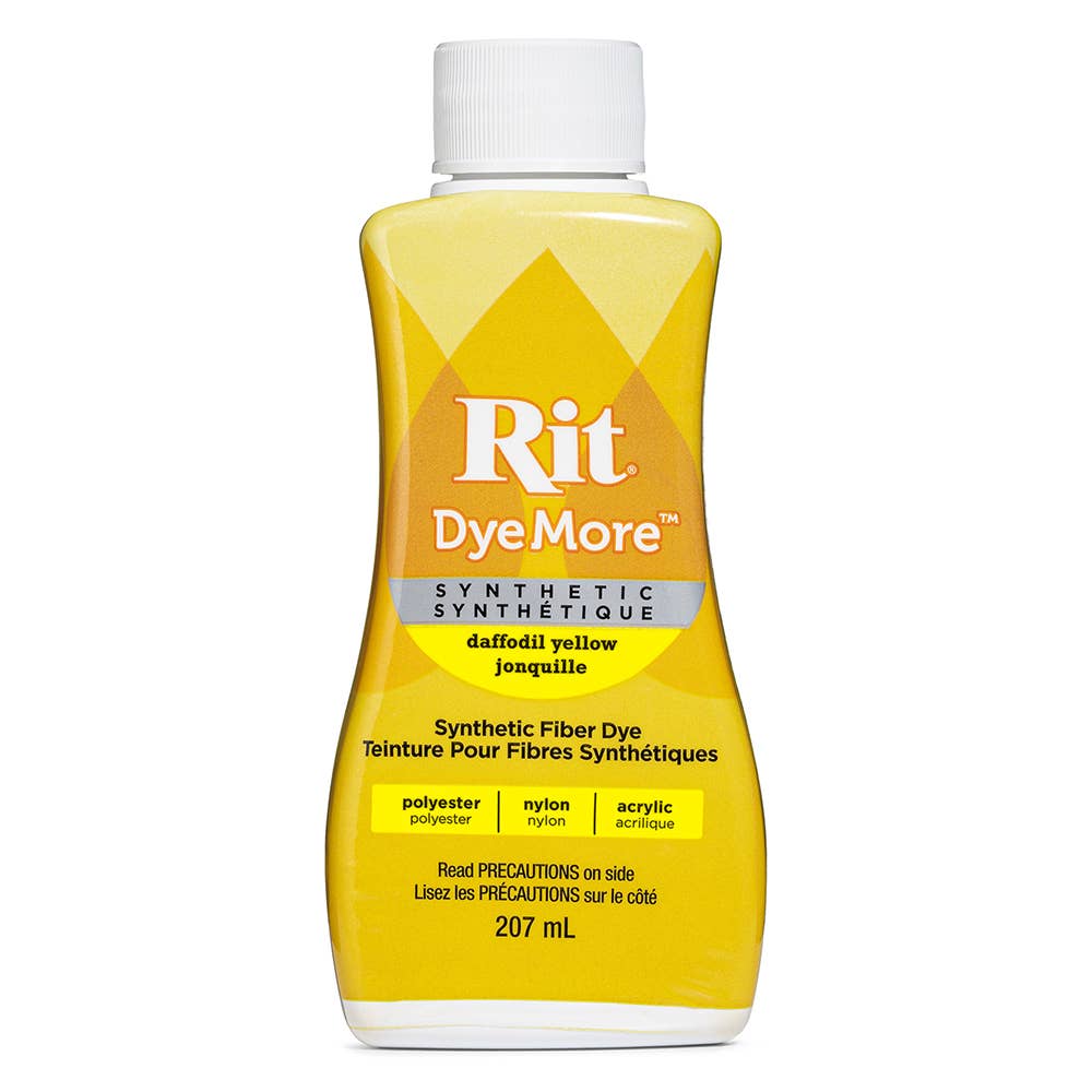 Rit DyeMore Synthetic Fabric Dye: Polyester, Nylon, Acrylic (7oz Bottle)
