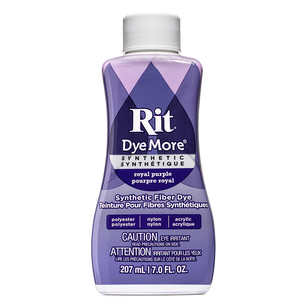 Rit DyeMore Synthetic Fabric Dye: Polyester, Nylon, Acrylic (7oz Bottle)