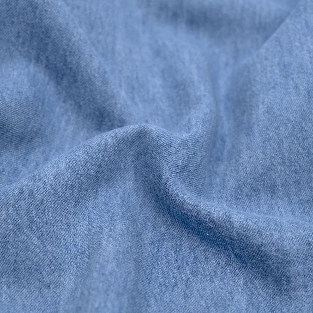 Hemp Organic Cotton Denim Fabric | 210 GSM, Sustainable Sewing