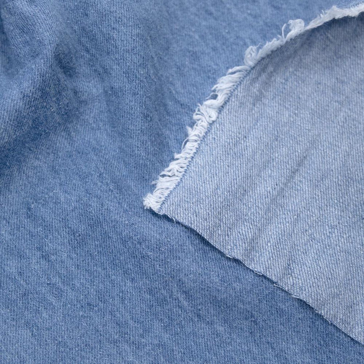 Hemp Organic Cotton Denim Fabric | 210 GSM, Sustainable Sewing