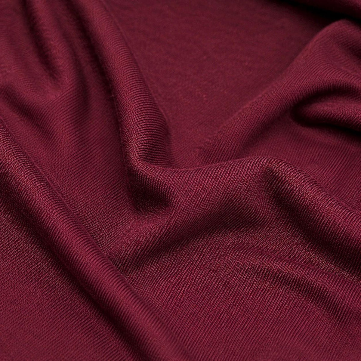 Merino Wool Jersey Knit Blend Fabric | Soft, Breathable, Sustainable Apparel
