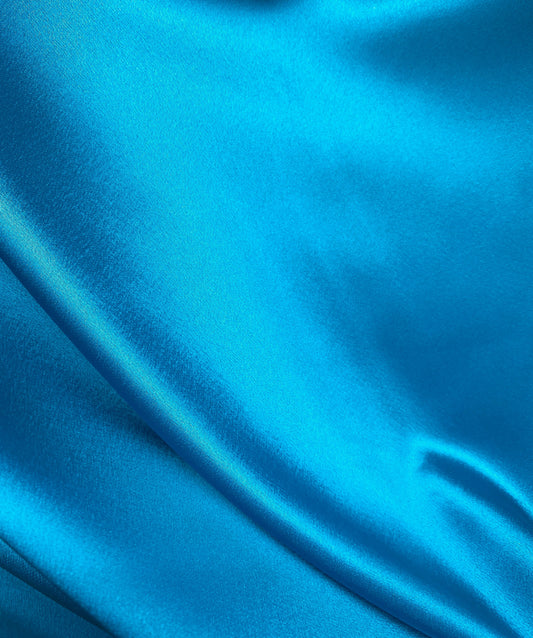 Silky Charmeuse Satin Fabric: Lightweight Drapey Polyester, Sold by the Yard