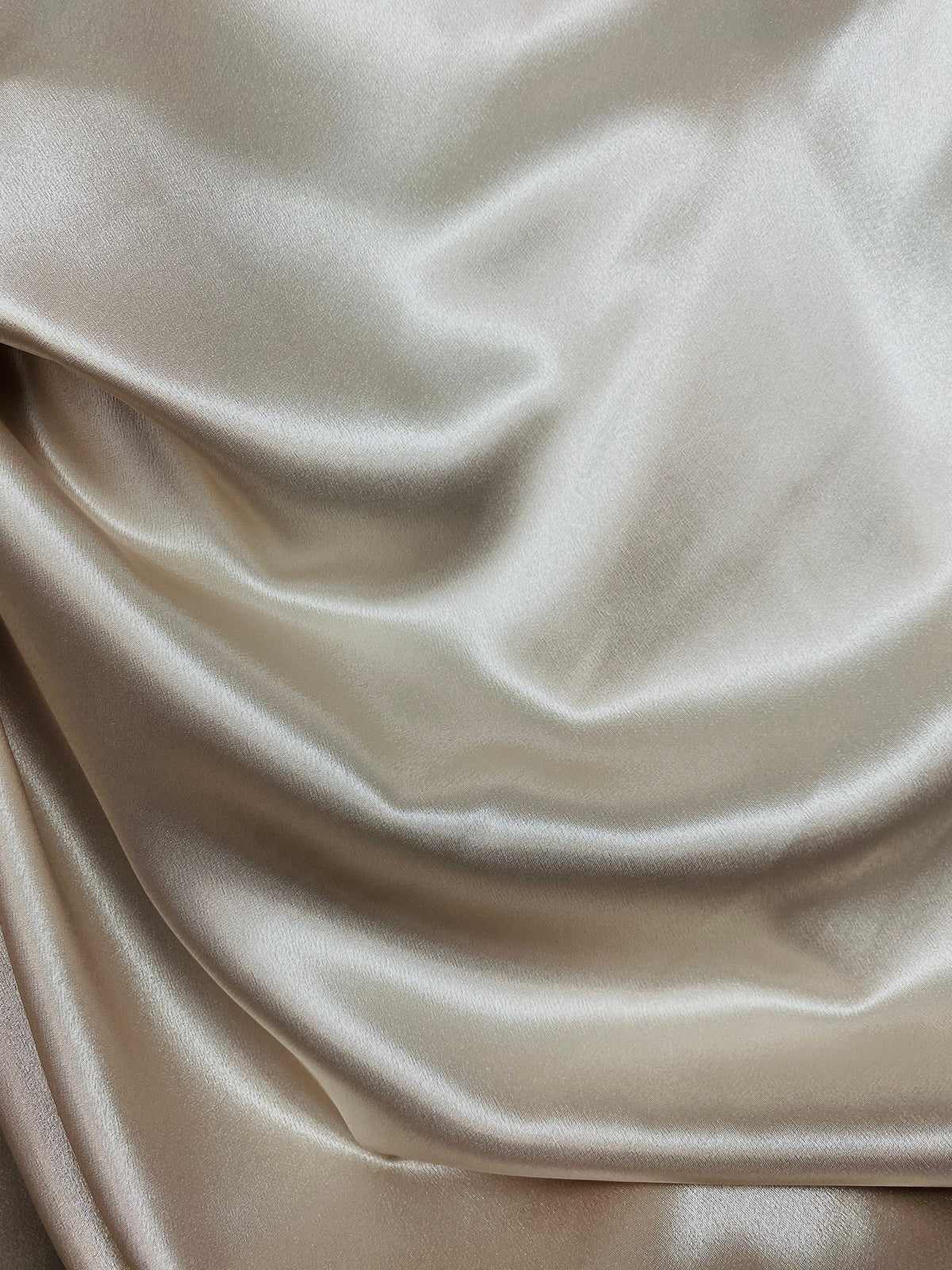 Silky Charmeuse Satin Fabric: Lightweight Drapey Polyester, Sold by the Yard