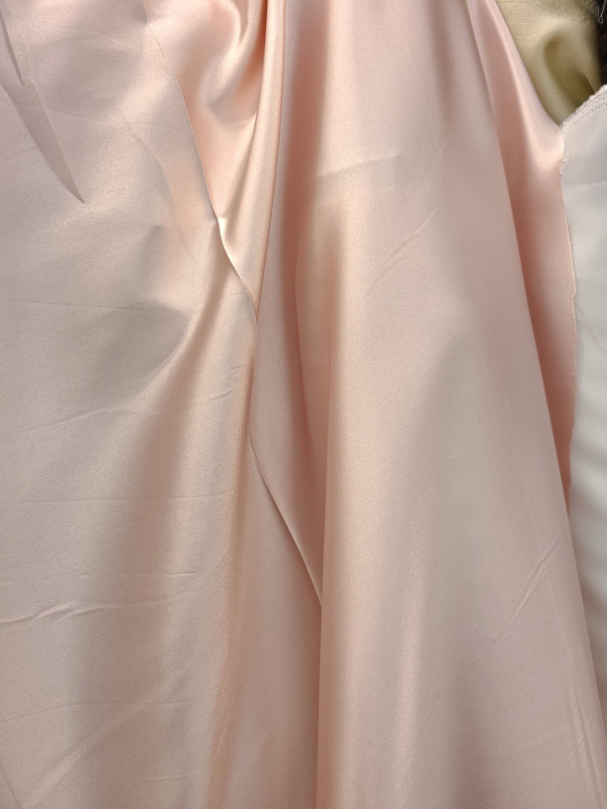 Silky Charmeuse Satin Fabric: Lightweight Drapey Polyester, Sold by the Yard