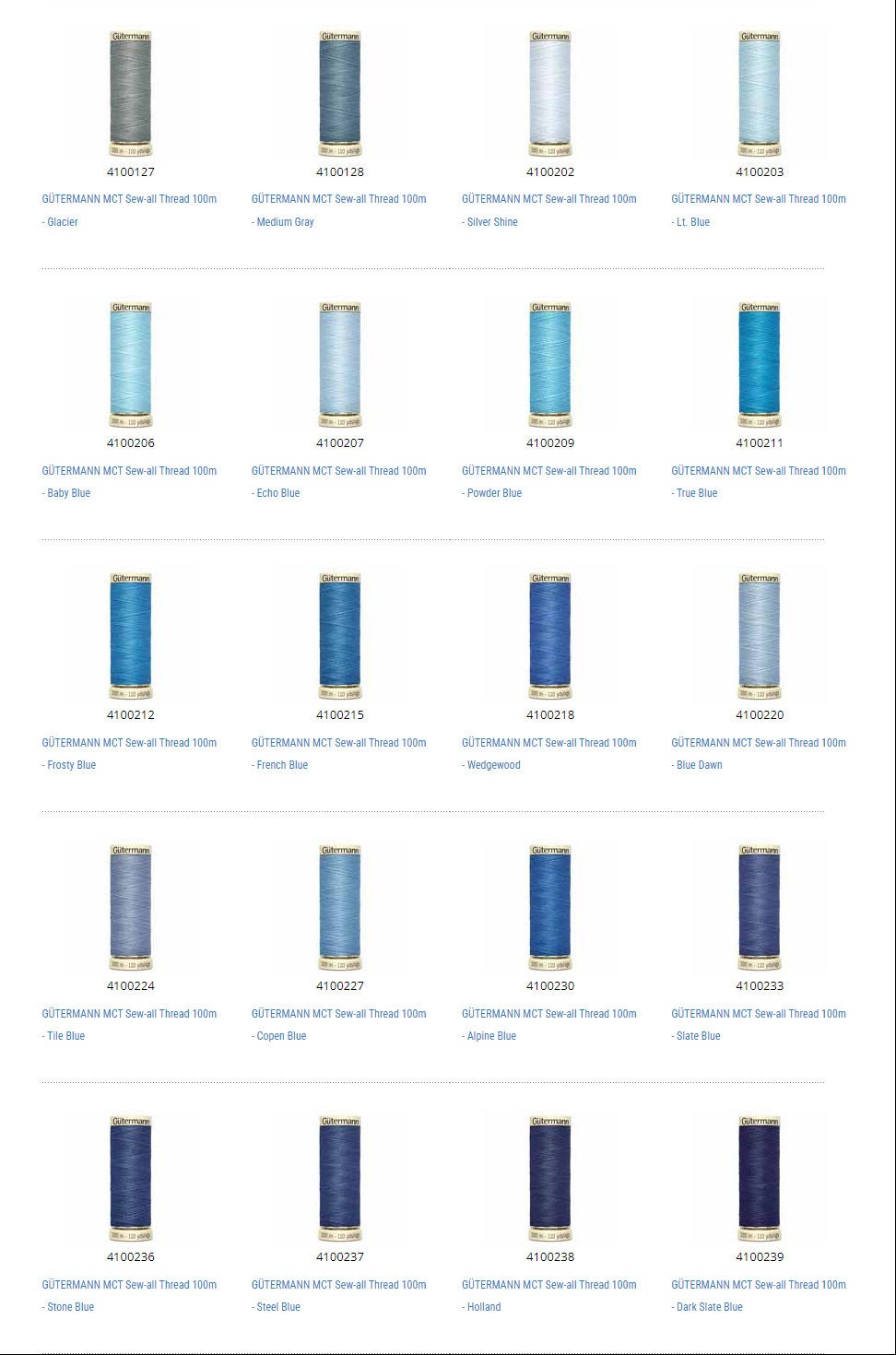 Gutermann Sew-All Thread 100m - All-Purpose Polyester Thread for Sewing, Quilting, Repairs and Craft