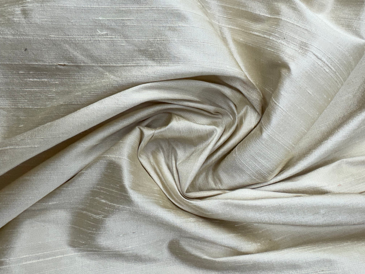 Indian Dupioni Silk Fabric: Textured Crisp Drape, By The Yard