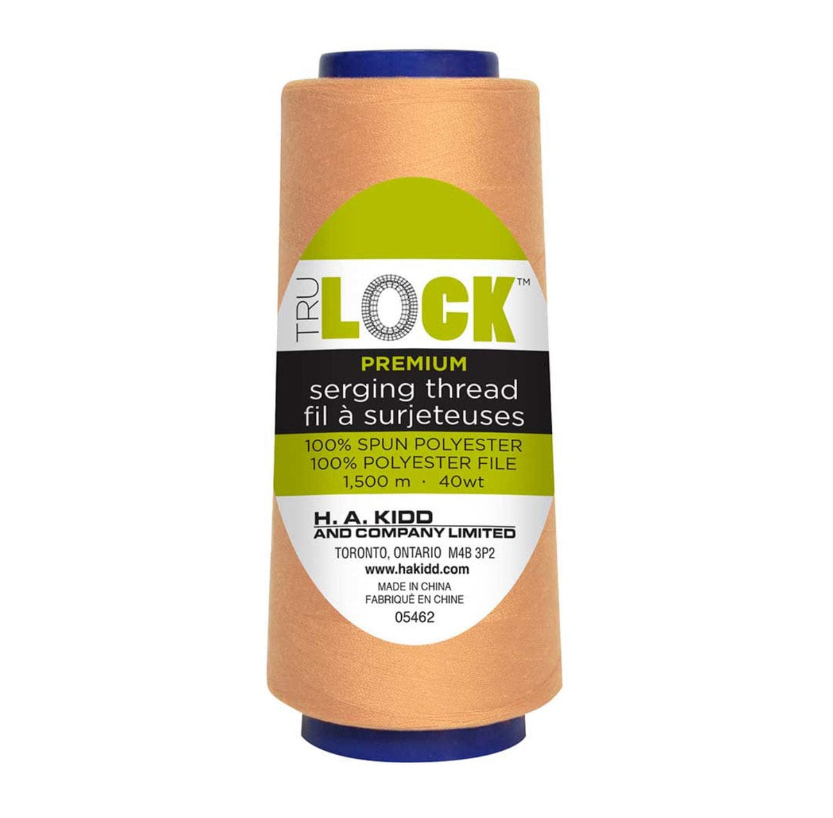 Polyester Serging Thread - 1500m High-Strength Overlock Spool