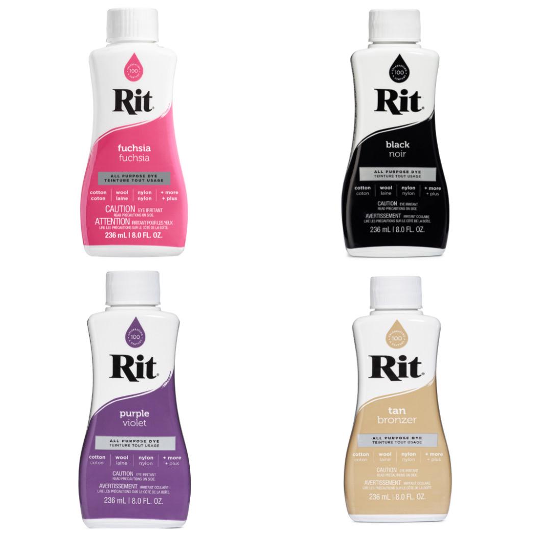 Rit All-Purpose Liquid Fabric Dye: Cotton, Nylon, Rayon - 8oz