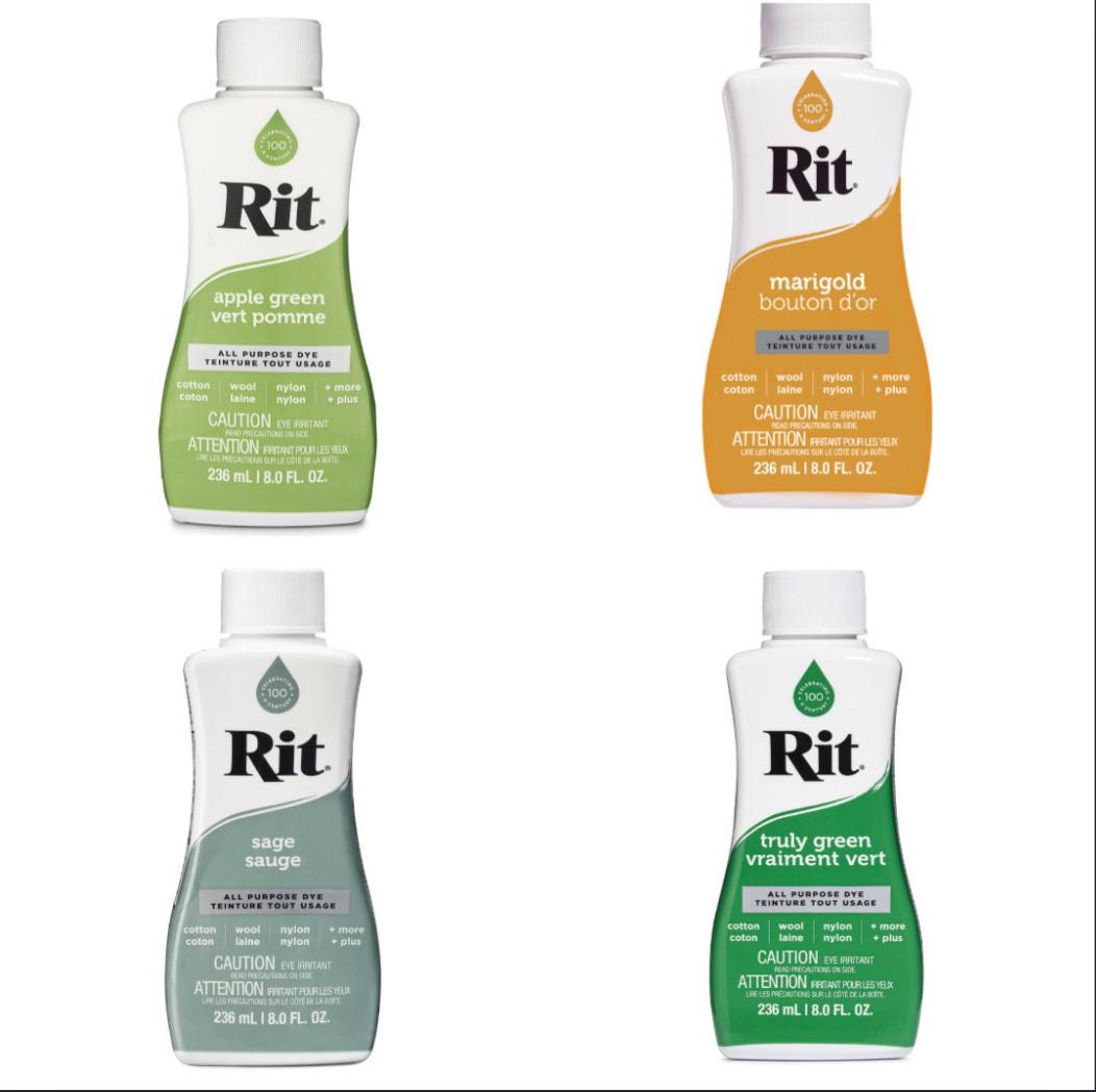 Rit All-Purpose Liquid Fabric Dye: Cotton, Nylon, Rayon - 8oz