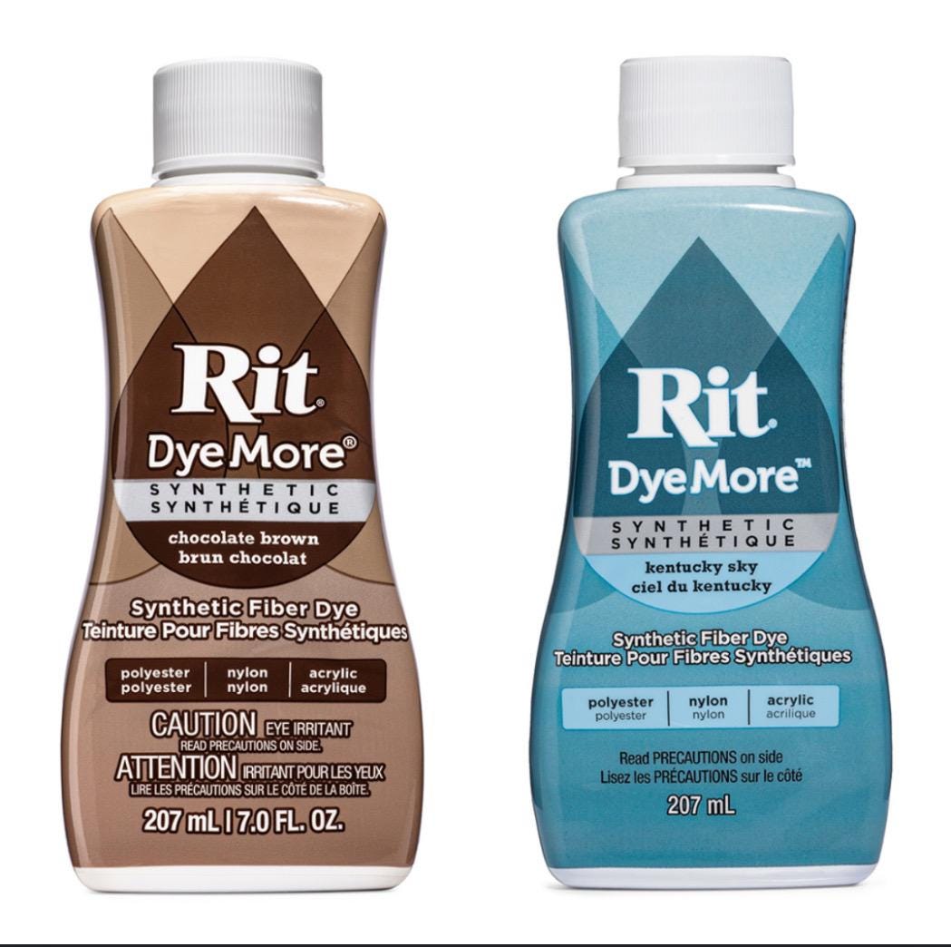Rit DyeMore Synthetic Fabric Dye: Polyester, Nylon, Acrylic (7oz Bottle)