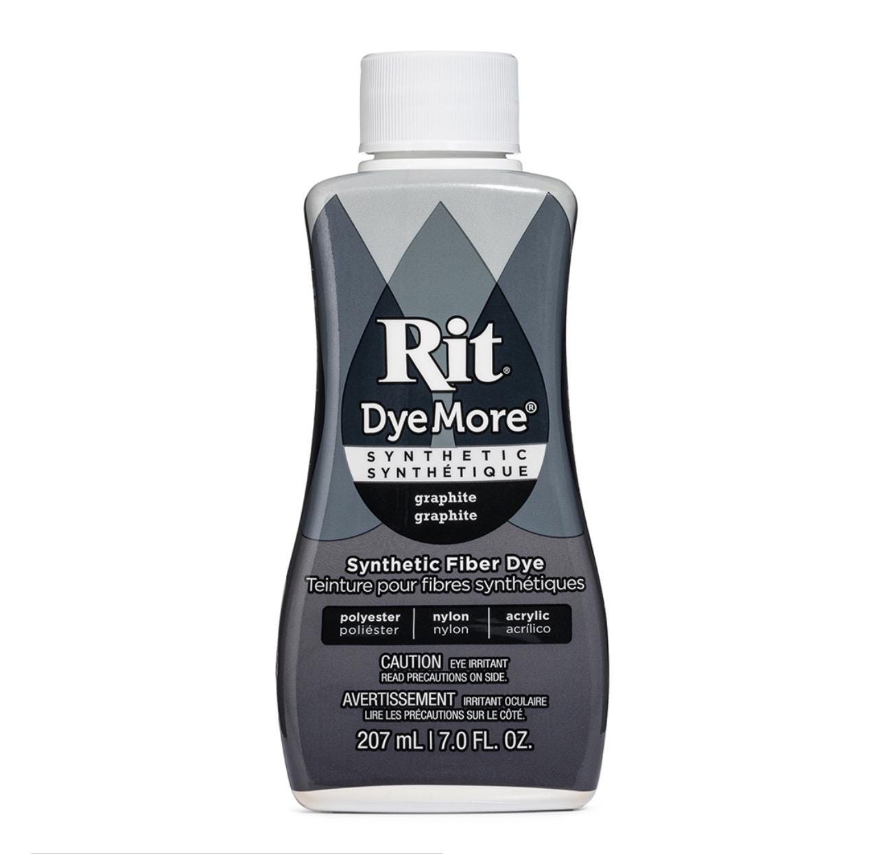 Rit DyeMore Synthetic Fabric Dye: Polyester, Nylon, Acrylic (7oz Bottle)