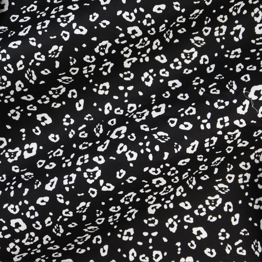 Floral Print Cotton Sateen Fabric: Soft Lightweight OEKO-TEX Certified