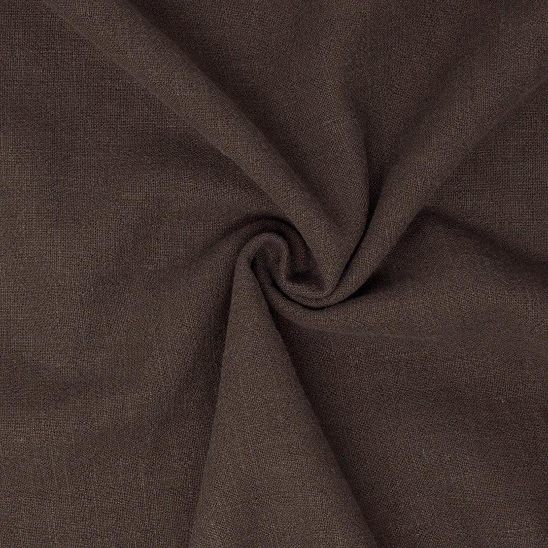 Stone Washed Ramie Fabric By The Meter | 240gsm Natural Fiber