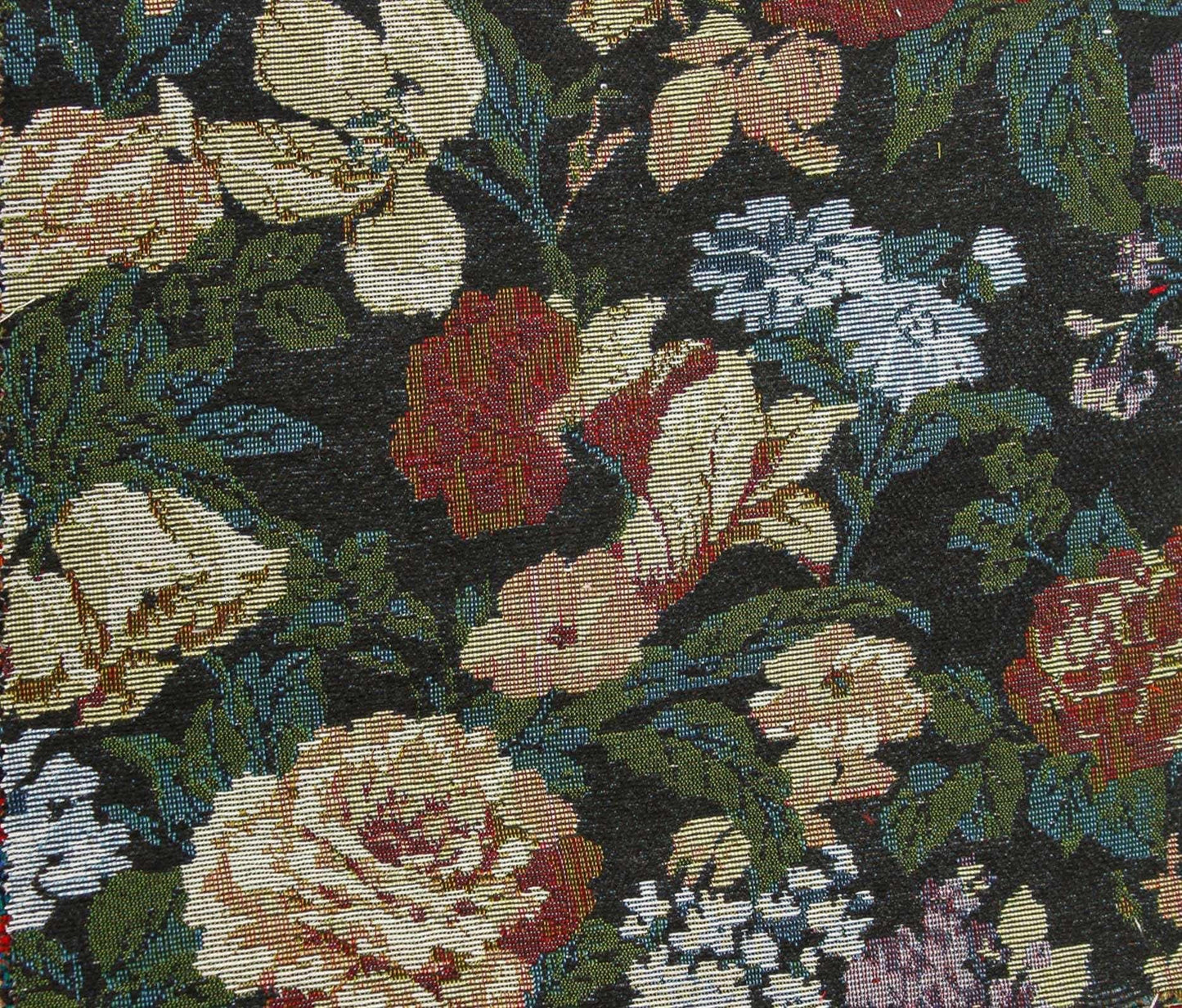 Floral Tapestry Jacquard Fabric - Heavyweight Upholstery, Home Decor