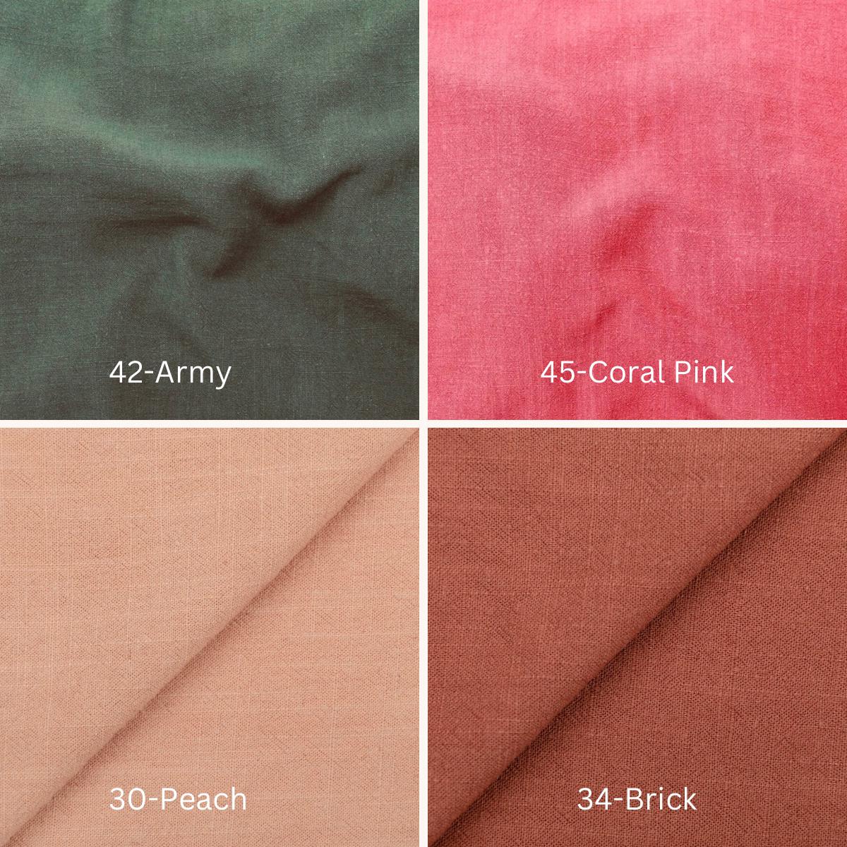 Linen Viscose Noil Fabric: Midweight Slub Texture, Oeko-Tex Certified