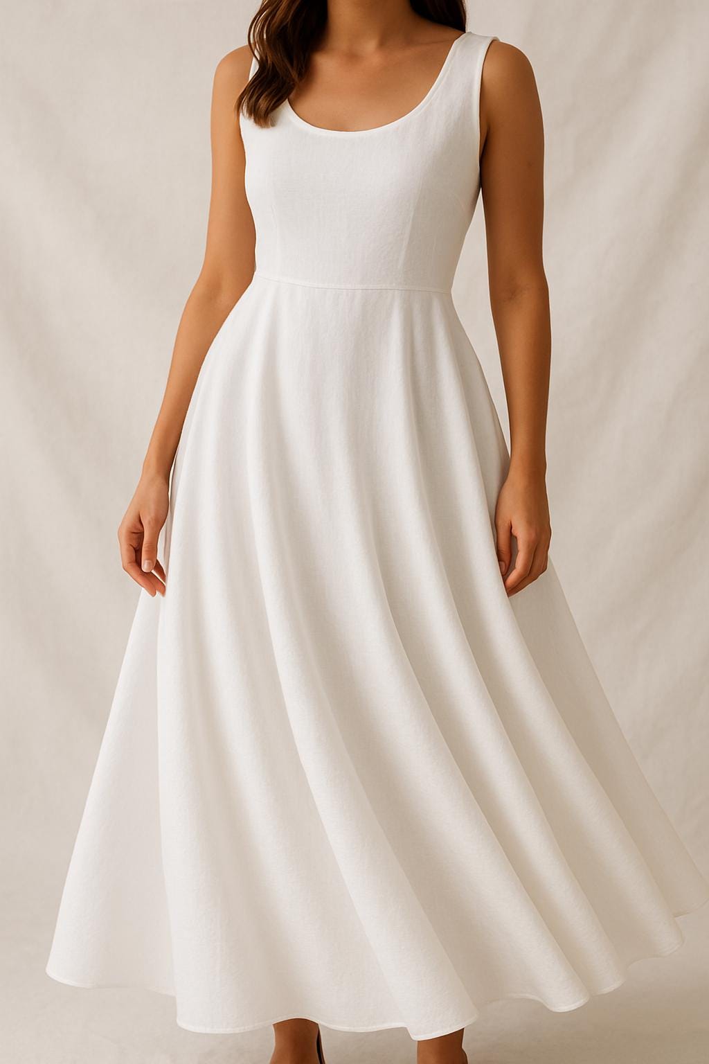 Linen Viscose Noil Fabric: Midweight Slub Texture, Oeko-Tex Certified