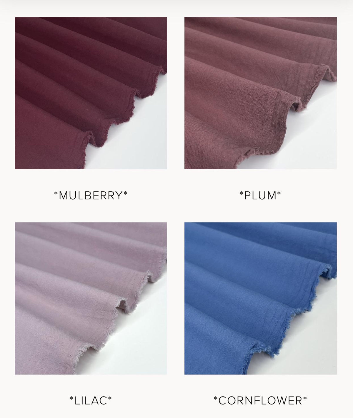 Sandwashed Cotton Fabric: Lightweight 160 GSM, 57" Wide