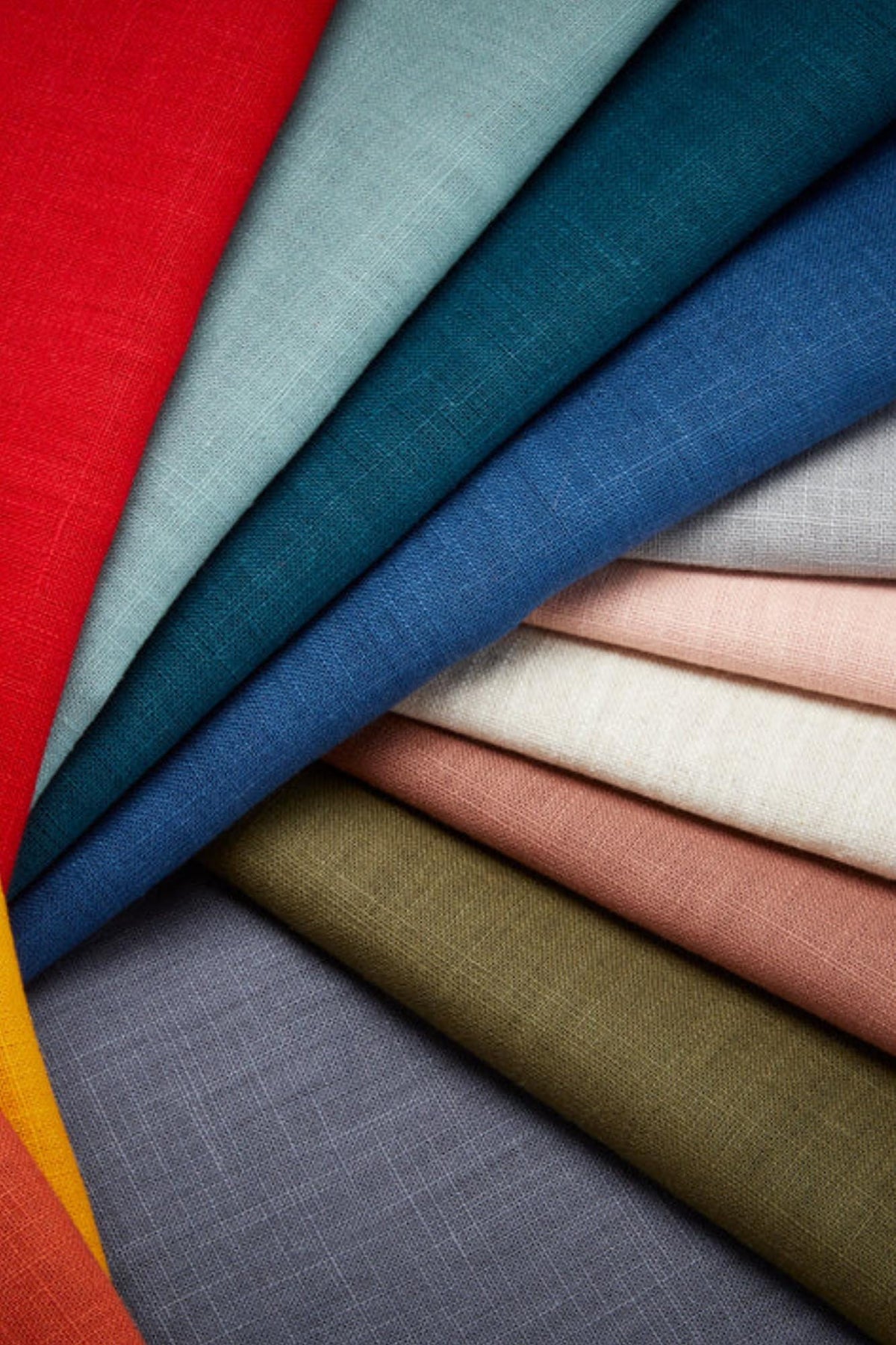 Stone Washed Ramie Fabric By The Meter | 240gsm Natural Fiber