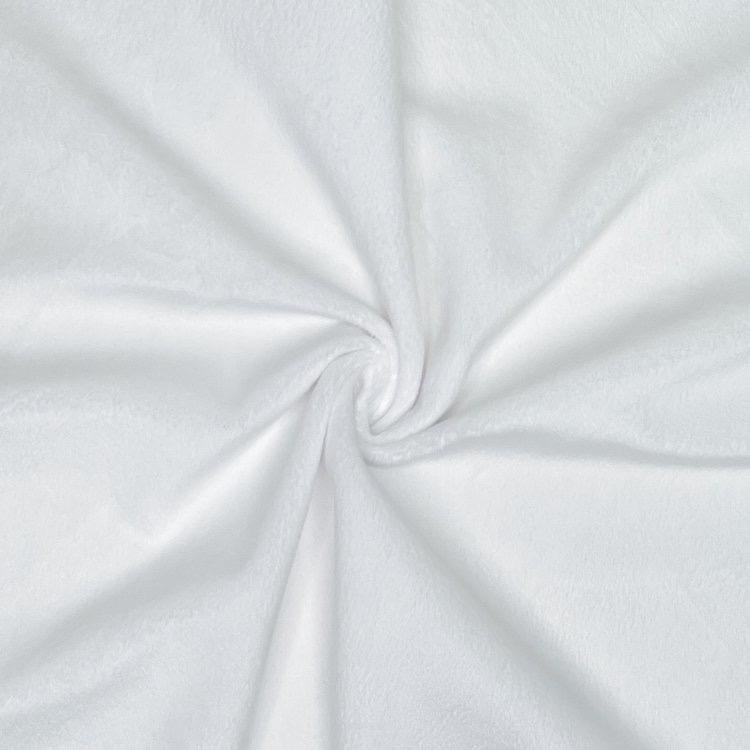 Soft Plush Minky Fabric: 60" Wide Polyester Fleece (257 GSM) Baby Blanket Material