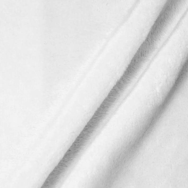 Soft Plush Minky Fabric: 60" Wide Polyester Fleece (257 GSM) Baby Blanket Material
