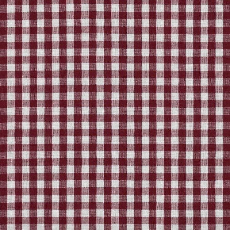 Gingham Check Fabric: Lightweight Poly Cotton Blend, 7 Colors, 58-60" Wide