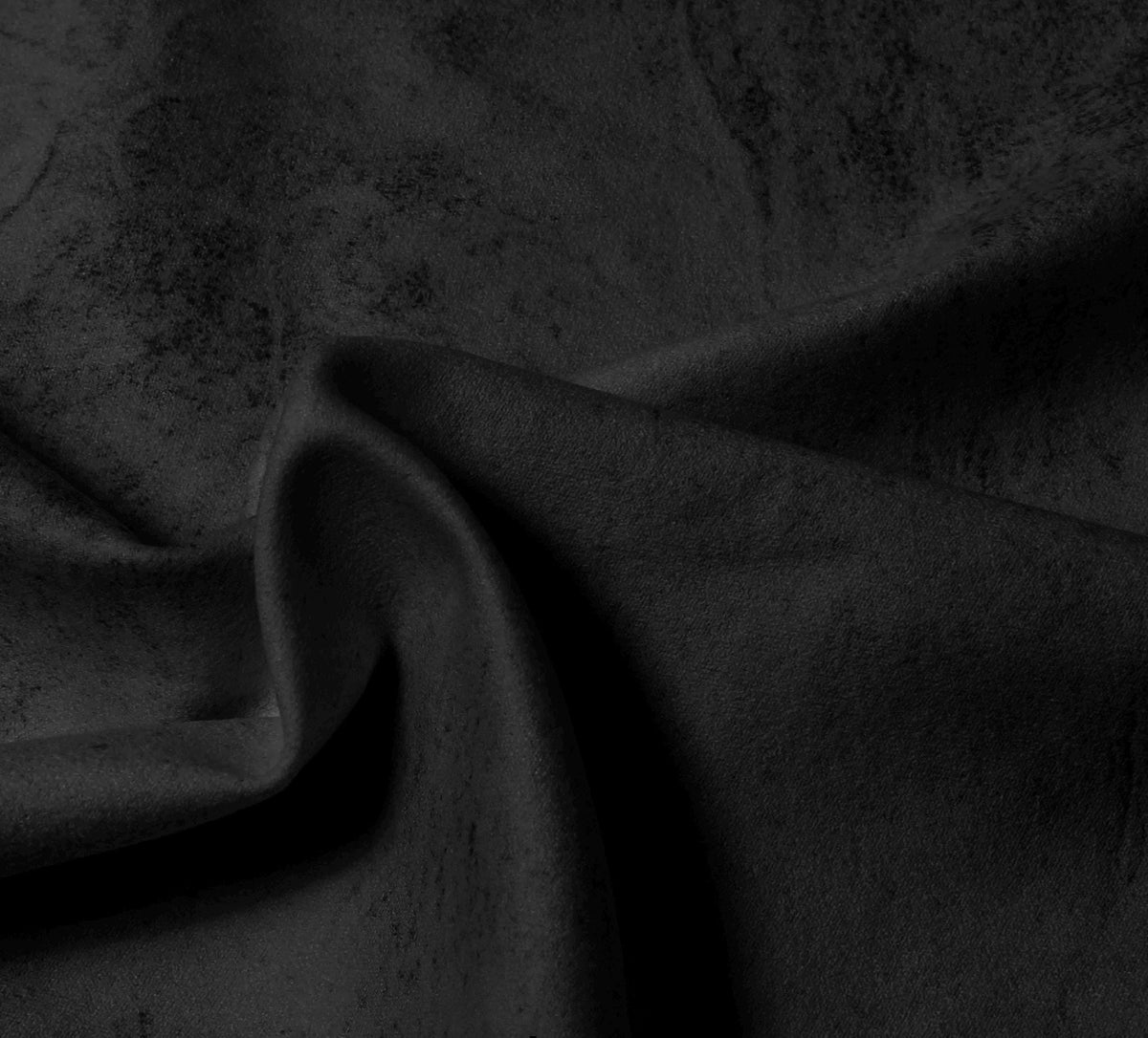 Distressed Vegan Leather Fabric: Faux Suede with Foil, 54" Wide