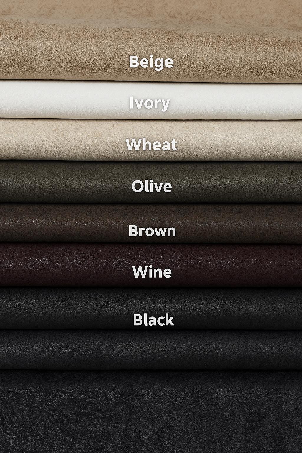 Distressed Vegan Leather Fabric: Faux Suede with Foil, 54" Wide