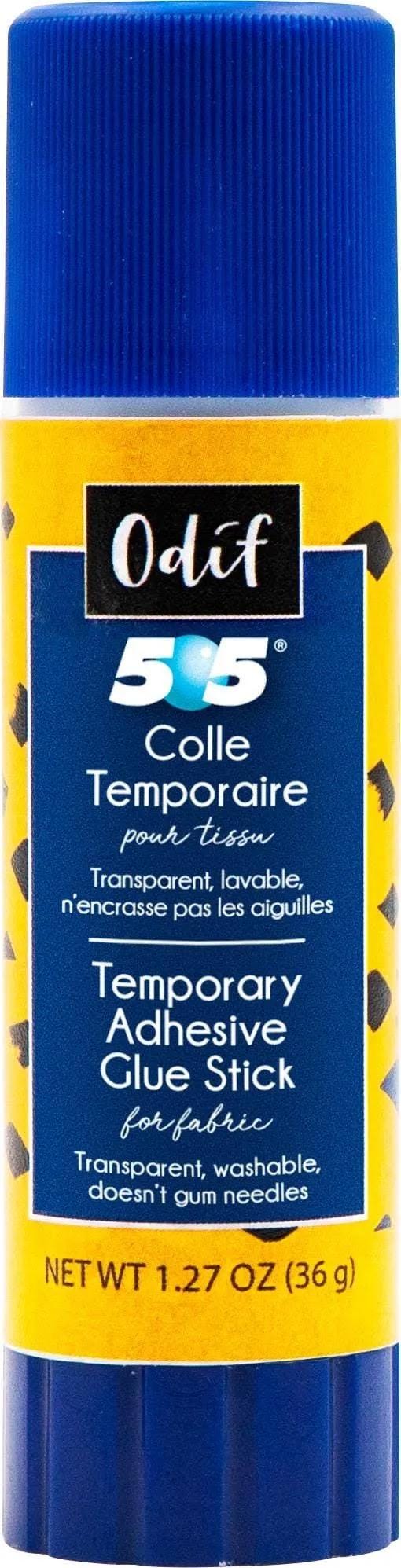Odif 505 Temporary Fabric Glue Stick: Sewing, Quilting, Applique - 36g