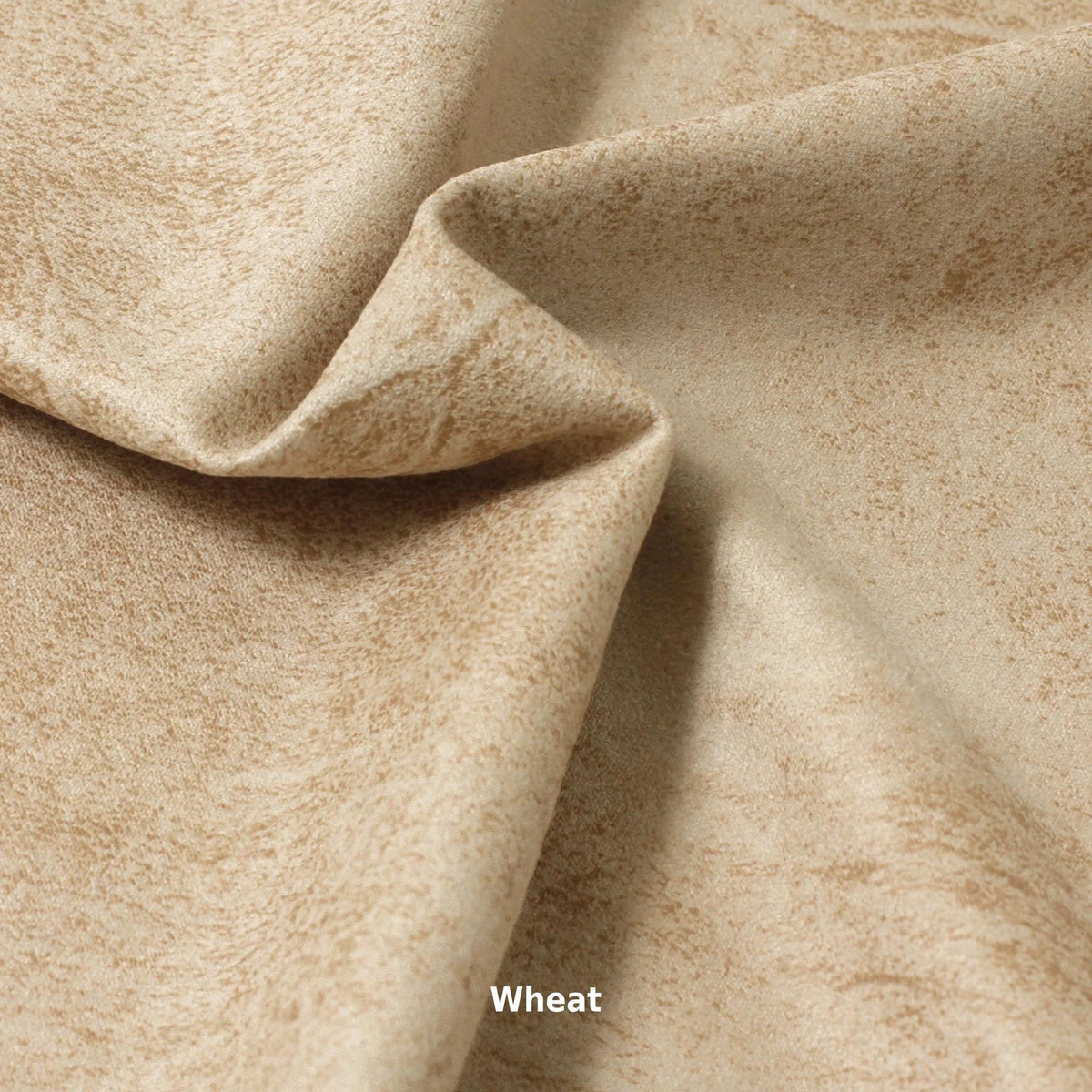 Distressed Vegan Leather Fabric: Faux Suede with Foil, 54" Wide
